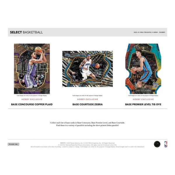 2022/23 Panini Select Basketball Hobby Box - Image 3