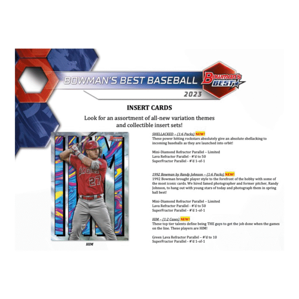 2023 Bowman's Best Baseball Hobby Box - Image 3