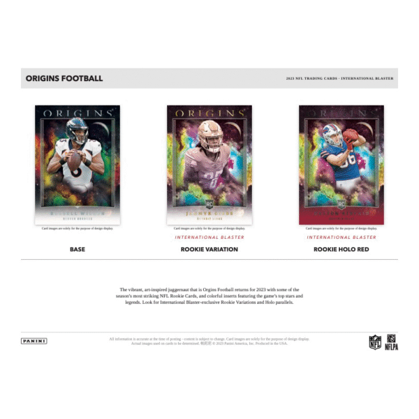 2023 Panini Origins Football Hobby Box - Image 2