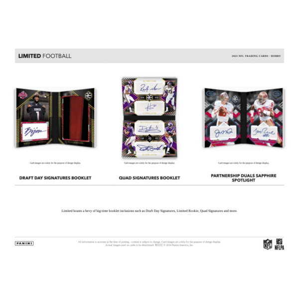 2023 Panini Limited Football Hobby Box - Image 4