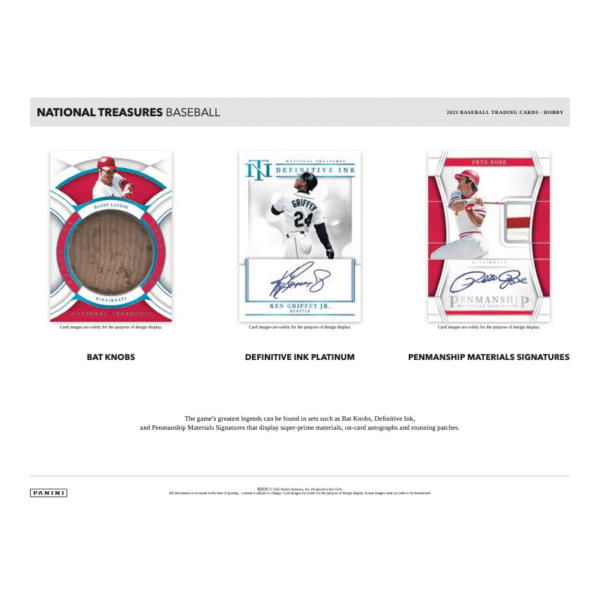 2023 Panini National Treasures Baseball Hobby Box - Image 4