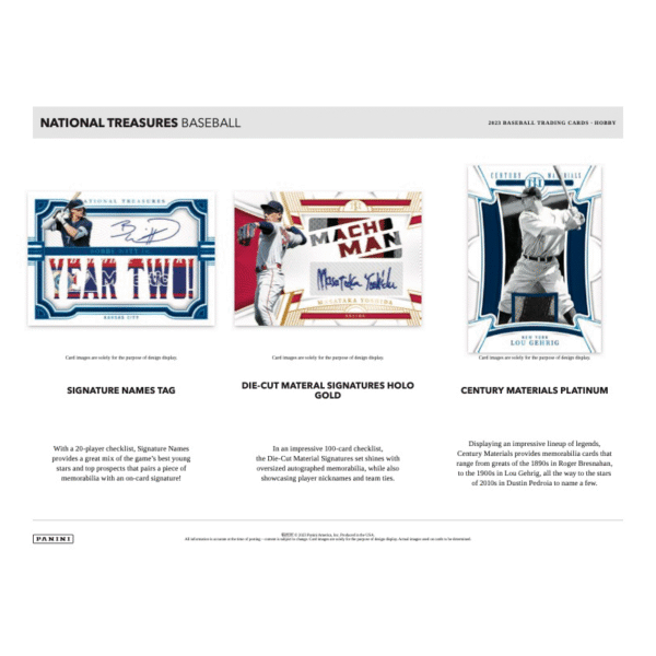 2023 Panini National Treasures Baseball Hobby Box - Image 5