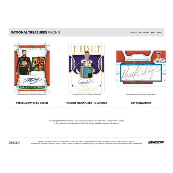 2023 Panini National Treasures Racing Hobby 4 Box Case - Image 4
