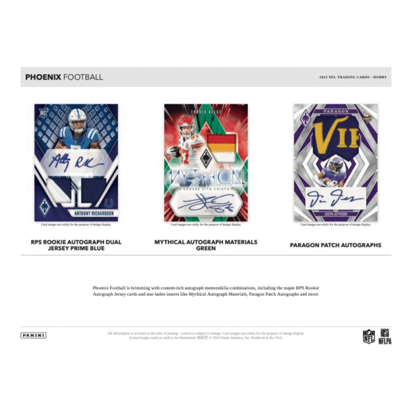 2023 Panini Phoenix Football Hobby Box - Image 4