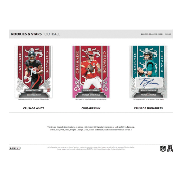 2023 Panini Rookies and Stars Football Hobby Box - Image 4