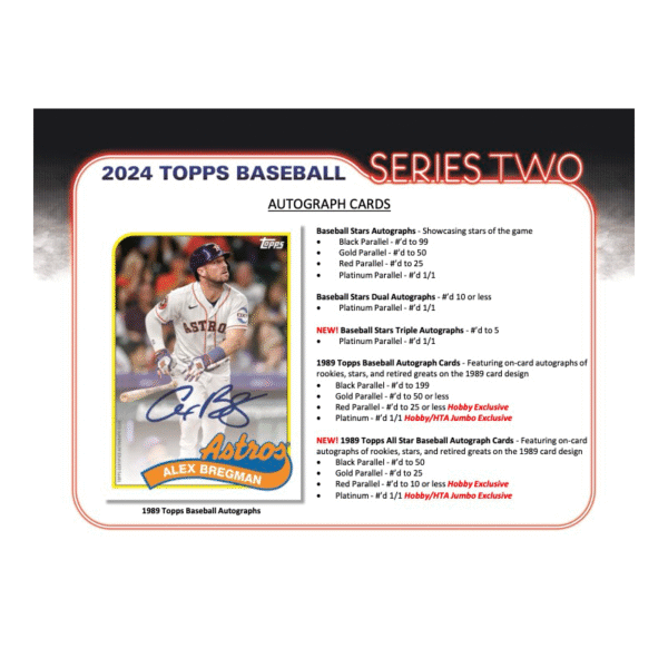 2024 Topps Series 2 Baseball Jumbo 6 Box Case - Image 10