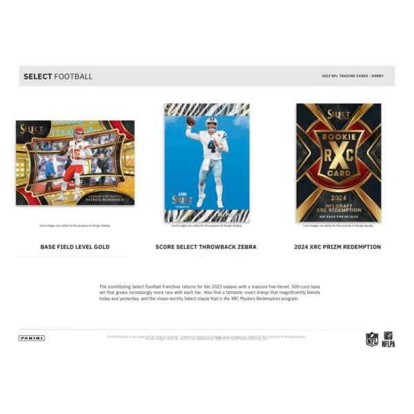 2023 Panini Select Football Hobby Box - Image 4