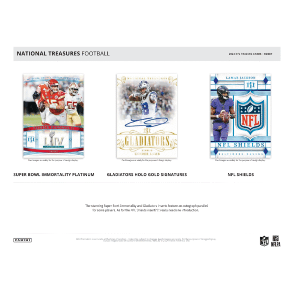 2023 Panini National Treasures Football Hobby Box - Image 5