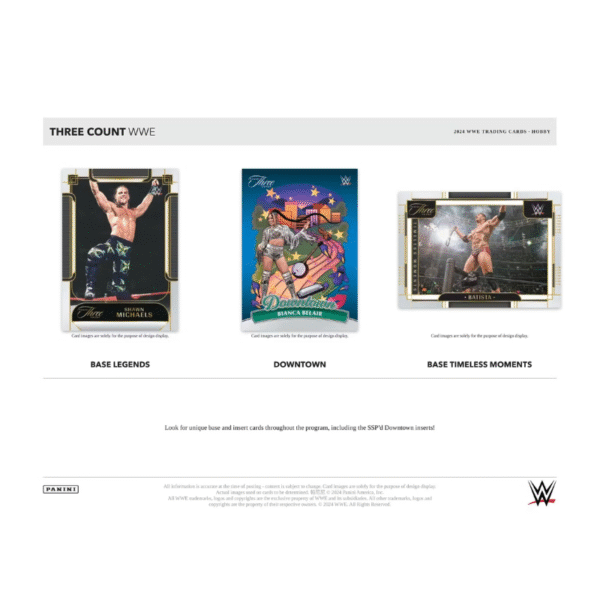 2024 Panini Three Count WWE Wrestling Hobby Box - Image 4