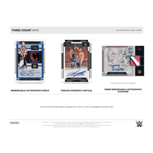 2024 Panini Three Count WWE Wrestling Hobby Box - Image 5