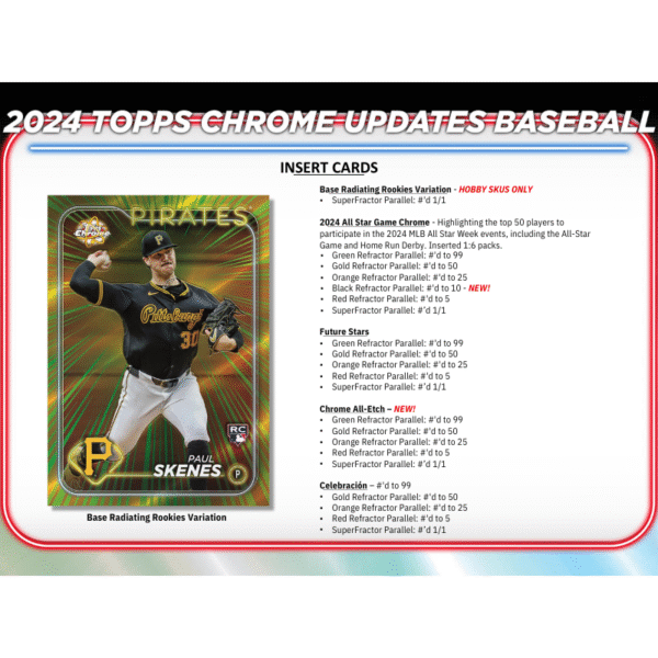 2024 Topps Chrome Update Series Baseball Hobby Box - Image 4