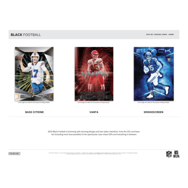 2024 Panini Black Football Hobby Box - Image 3