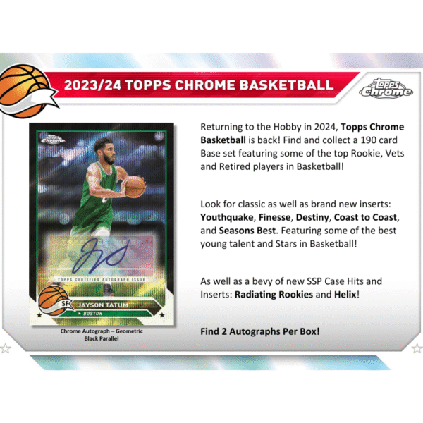 2023/24 Topps Chrome Basketball Breaker's Delight Box - Image 2