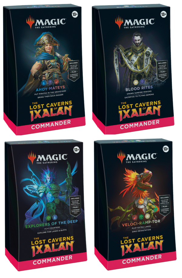 MTG The Lost Caverns of Ixalan (Set of 4) Commander Decks